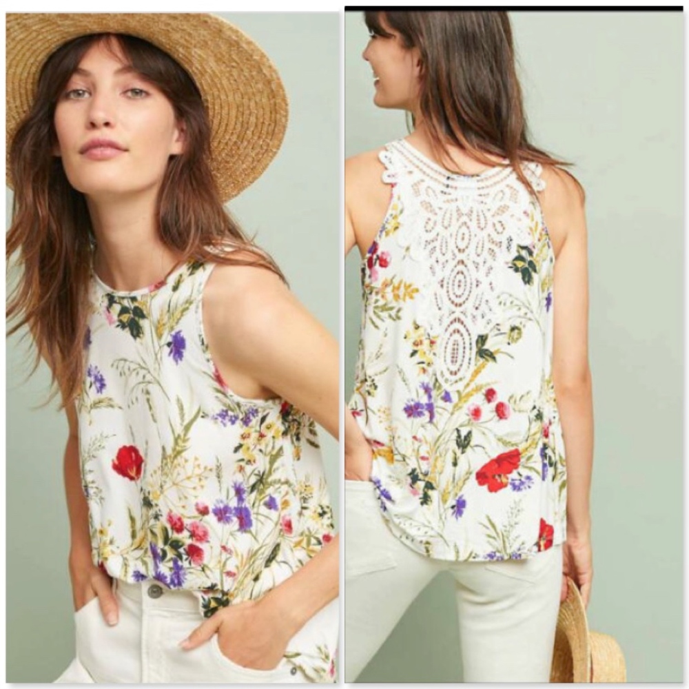 Anthropologie Epoca Crocheted Top New!